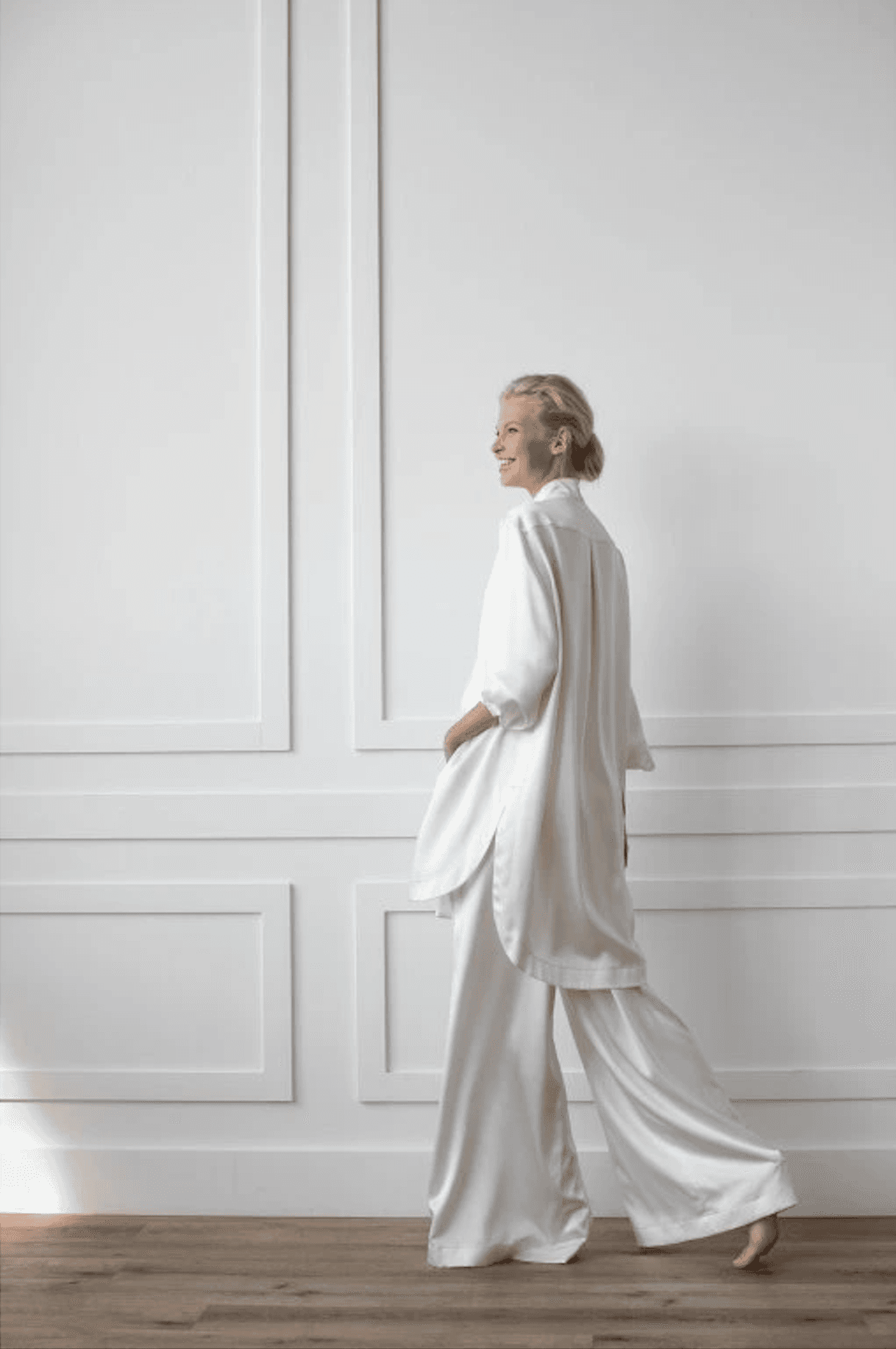 Elegant silk loungewear